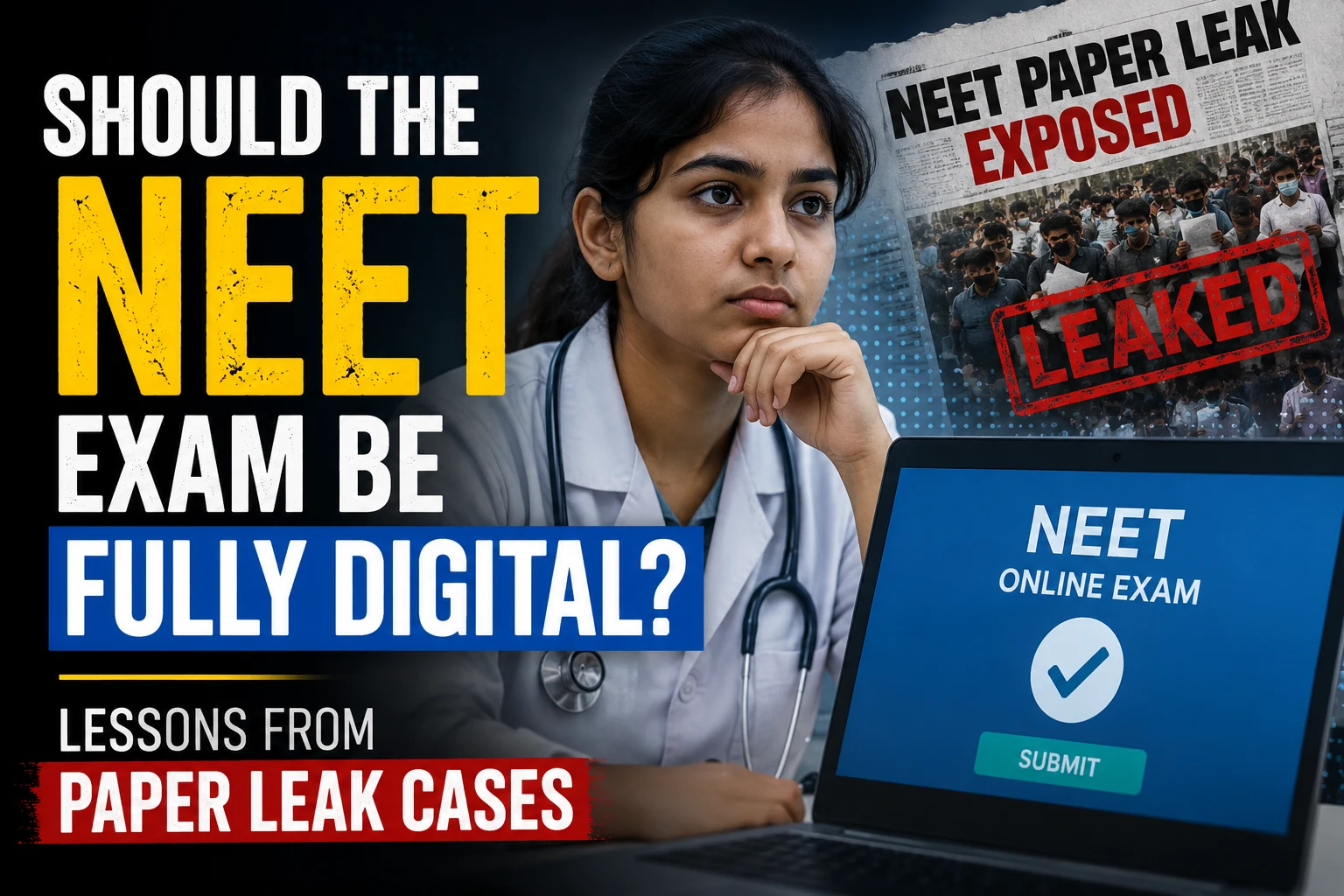 Should the NEET Exam Be Fully Digital? Lessons from Paper Leak Cases